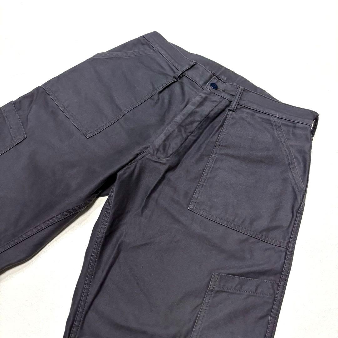 34 美品 トイズマッコイ USAF 紺 ネイビー ユーティリティトラウザーズ