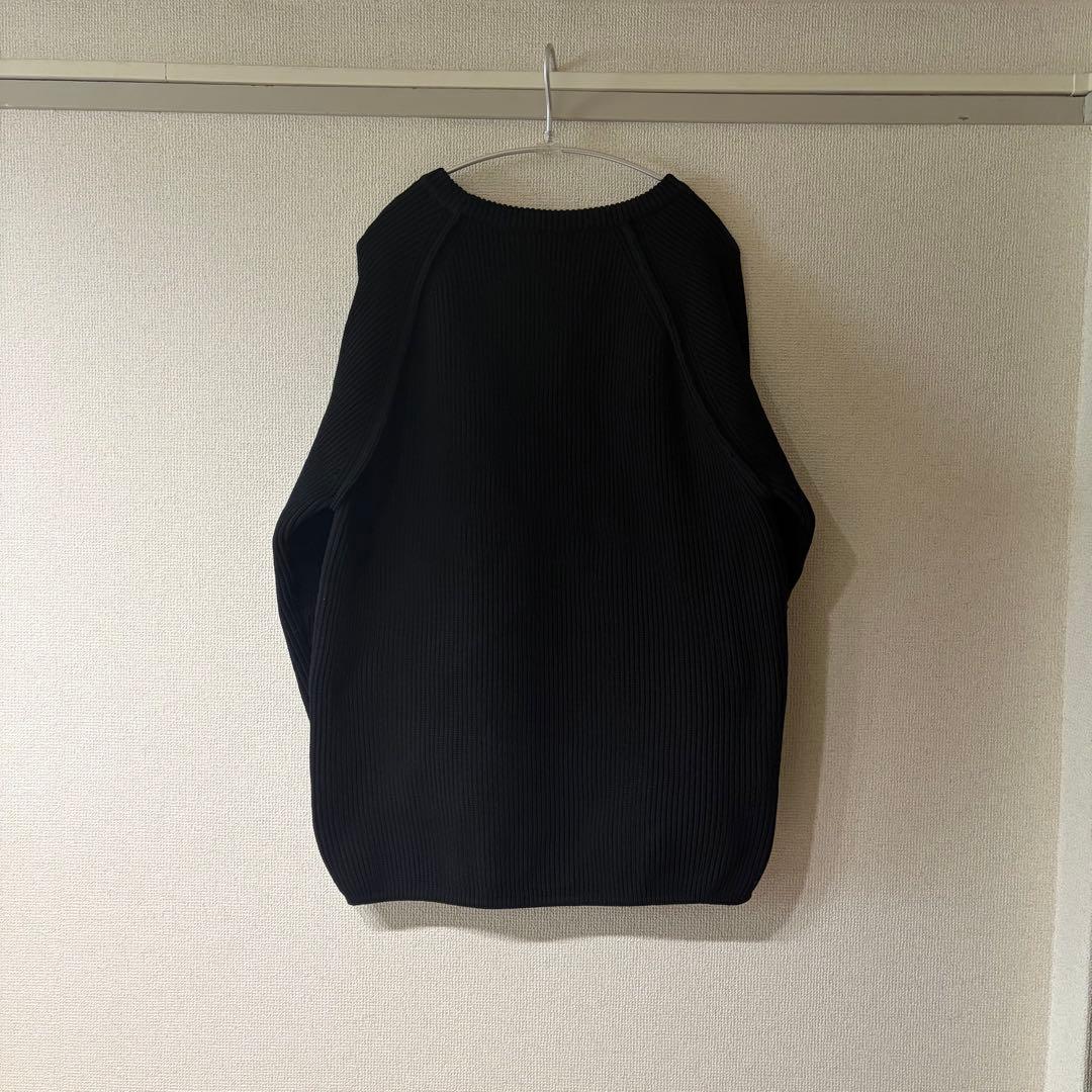 nanamica 5G Crew Neck Sweater ブラック