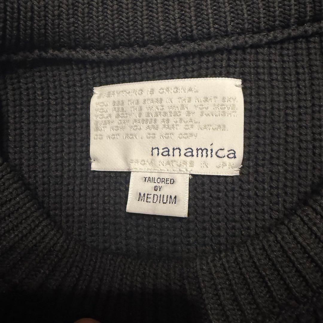 nanamica 5G Crew Neck Sweater ブラック
