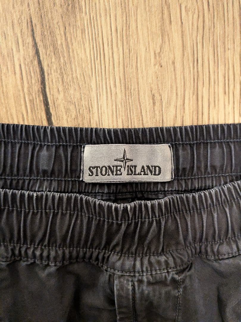 STONE  ブラックカーゴショーツ
