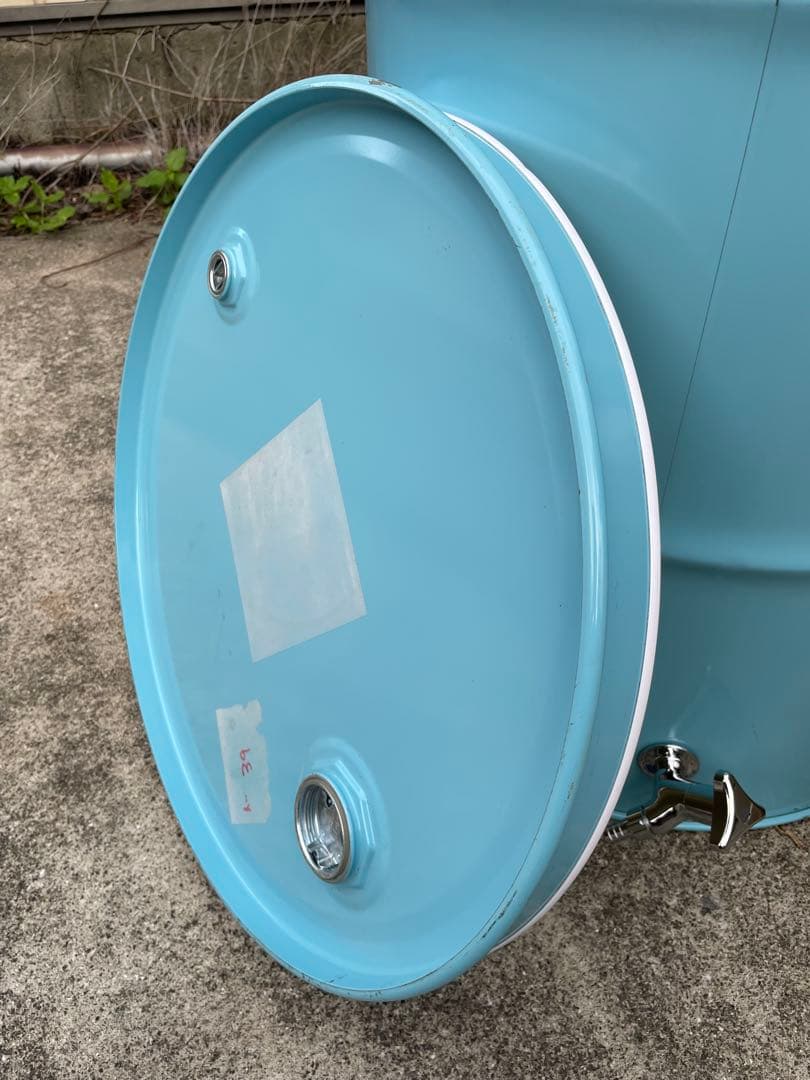 ドラム缶風呂 排水蛇口、すのこ、持ち手付き