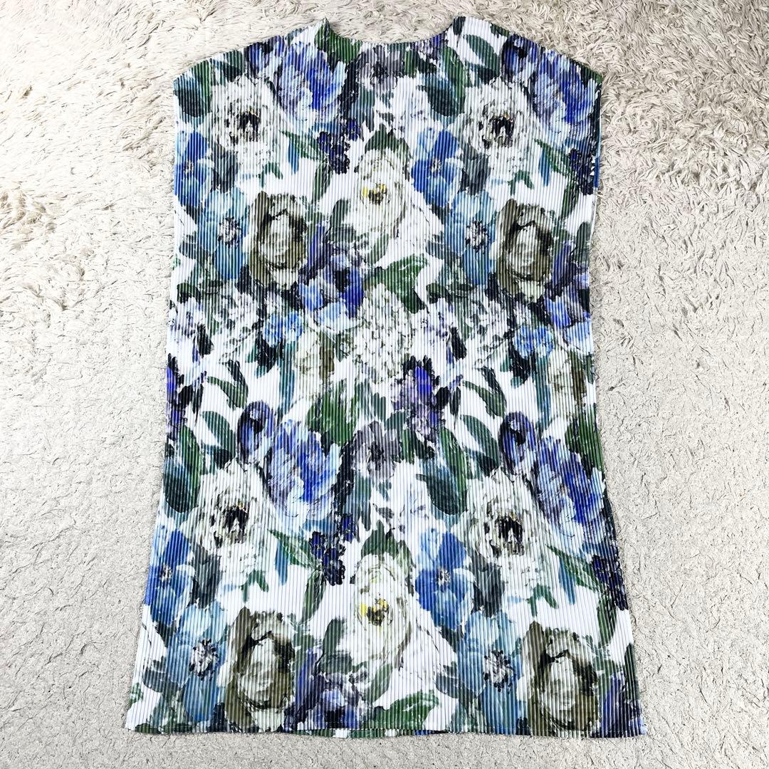 ✨未使用級 レリアン × デザイナーズギルド プリーツ ウォッシャブル 花柄