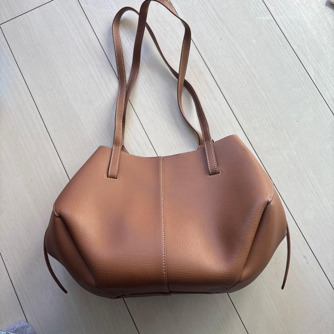 POLENE ブラウン トートバッグ