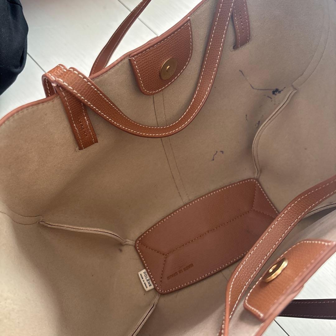 POLENE ブラウン トートバッグ