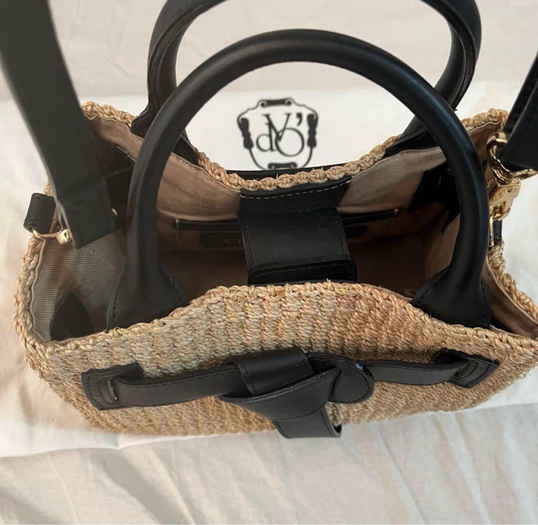 トゥモローランド　VIOLAd’ORO アバカレザーベルトショルダーバッグ