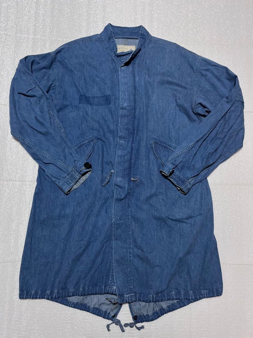 【完売】オアスロウ orslow デニム モッズコート フィッシュテールコート