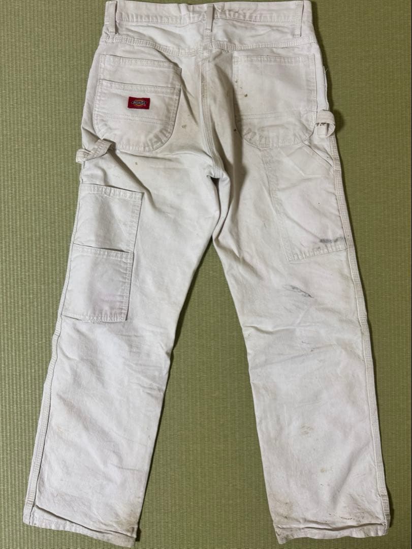 Dickies ペインターパンツホワイト　30x30