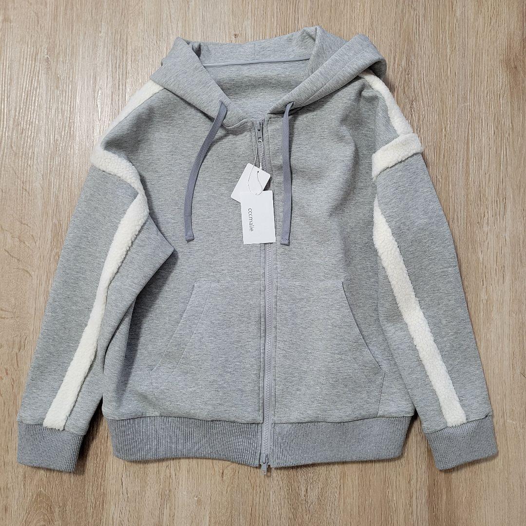 cccmalie シーマリー スウェットボアラインパーカー