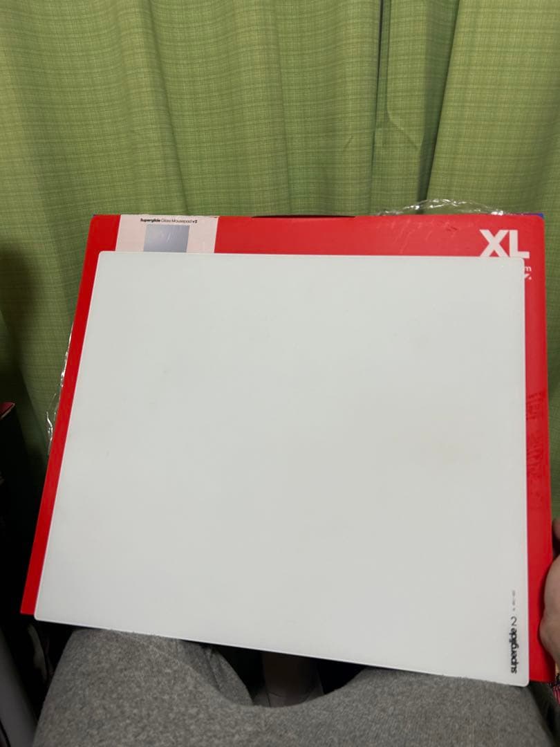 pulsar superglide v2 XL White ガラスマウスパッド