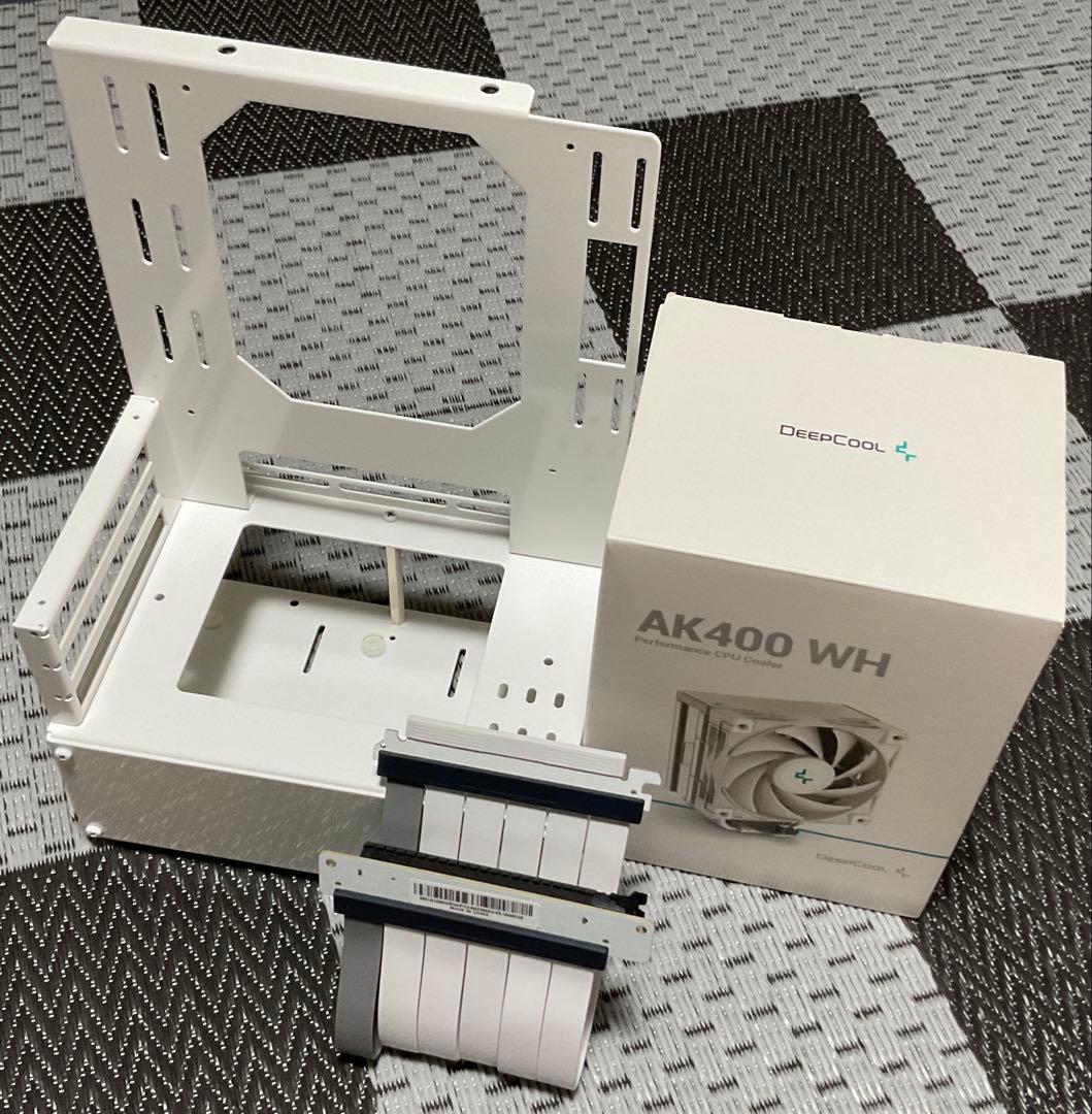 【自作PC】オープンフレーム+CPUクーラー+ライザーケーブル