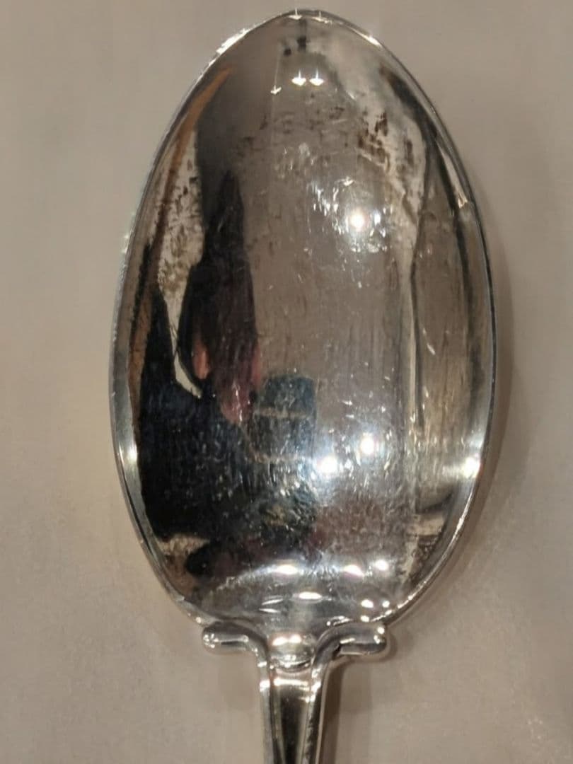 アンティーク スプーンセット（SILVER刻印／6本／ケース付き）