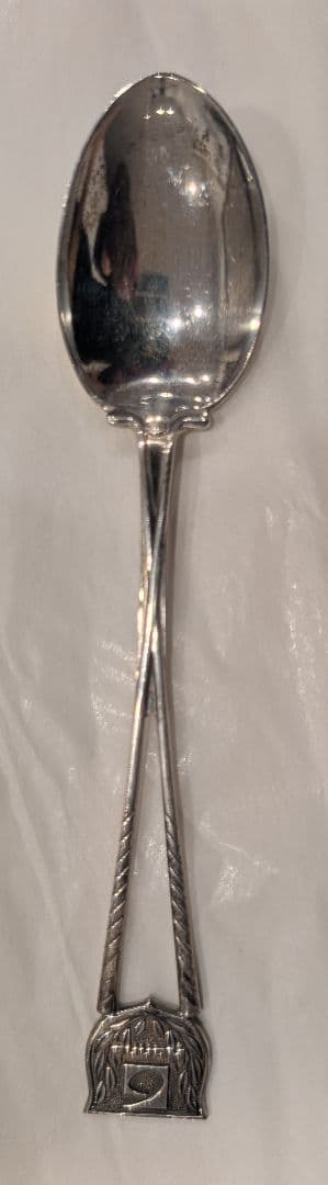 アンティーク スプーンセット（SILVER刻印／6本／ケース付き）