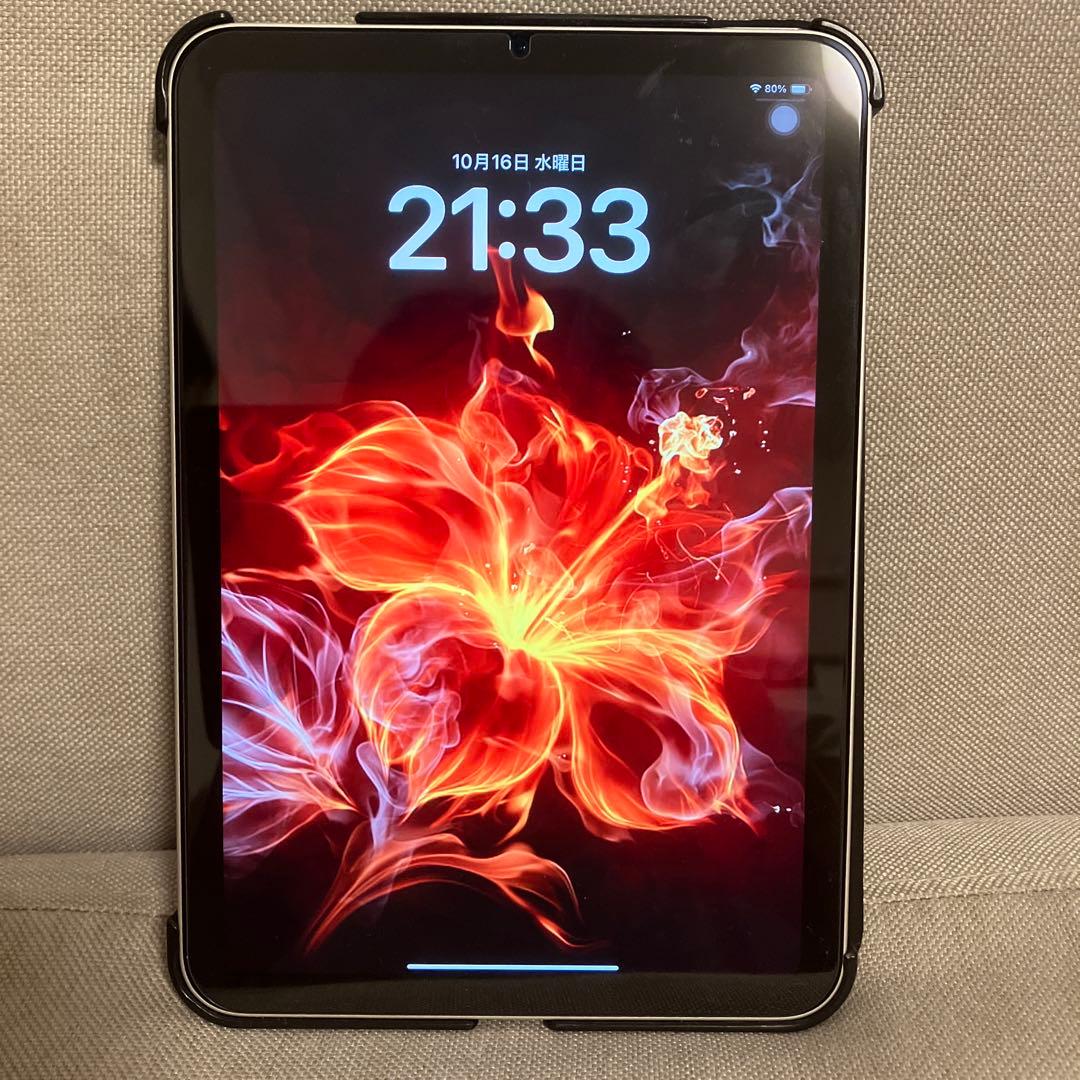 美品Apple iPad mini (第6世代) バッテリー98%ペン箱付属品