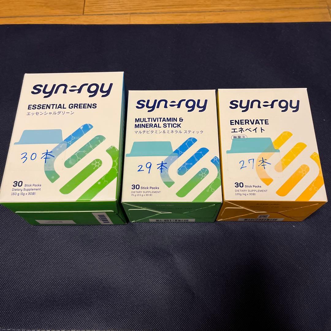 シナジーワールドワイド エッセンシャルグリーン30 ビタミン29 エネベイト27