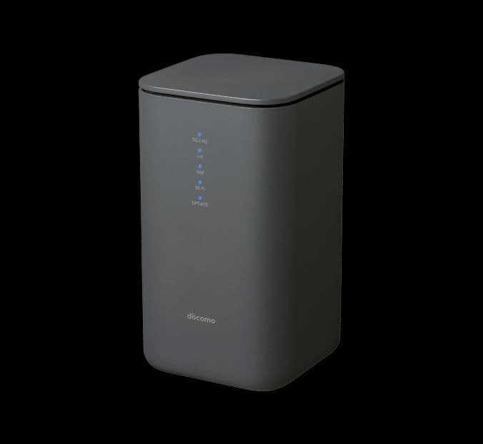 docomo 無線LANルーター グレー