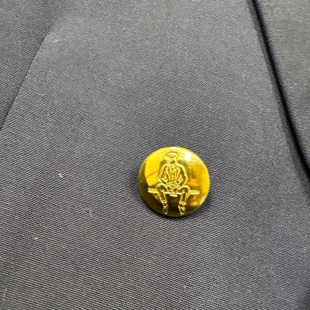 ポールスチュアート　紺ブレザー　金ボタン　ダブルボタン　テーラードジャケット