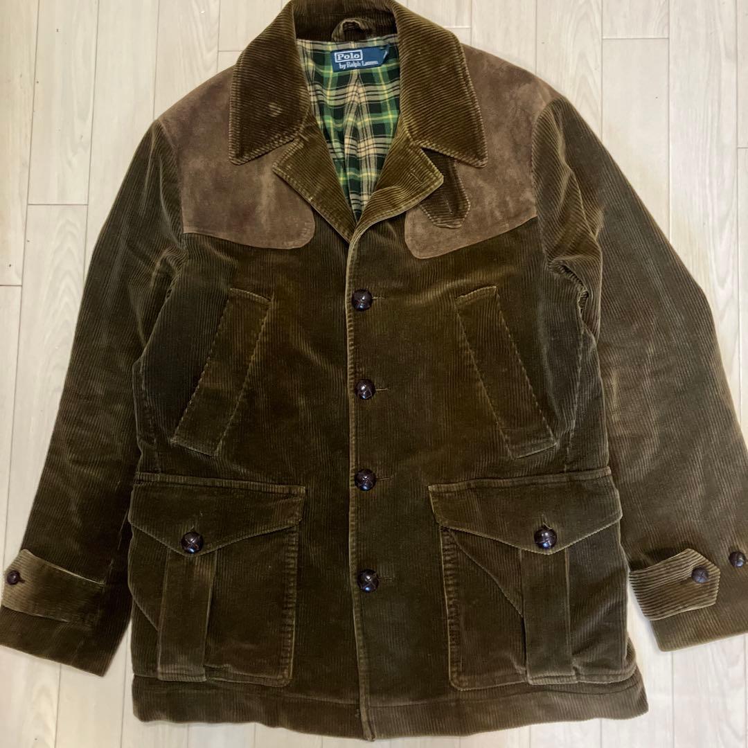 【美品】ラルフローレン コーデュロイ ハンティングジャケット ノーフォーク