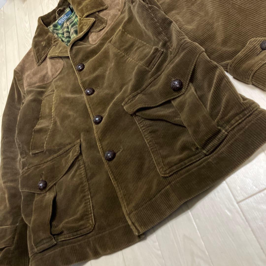 【美品】ラルフローレン コーデュロイ ハンティングジャケット ノーフォーク