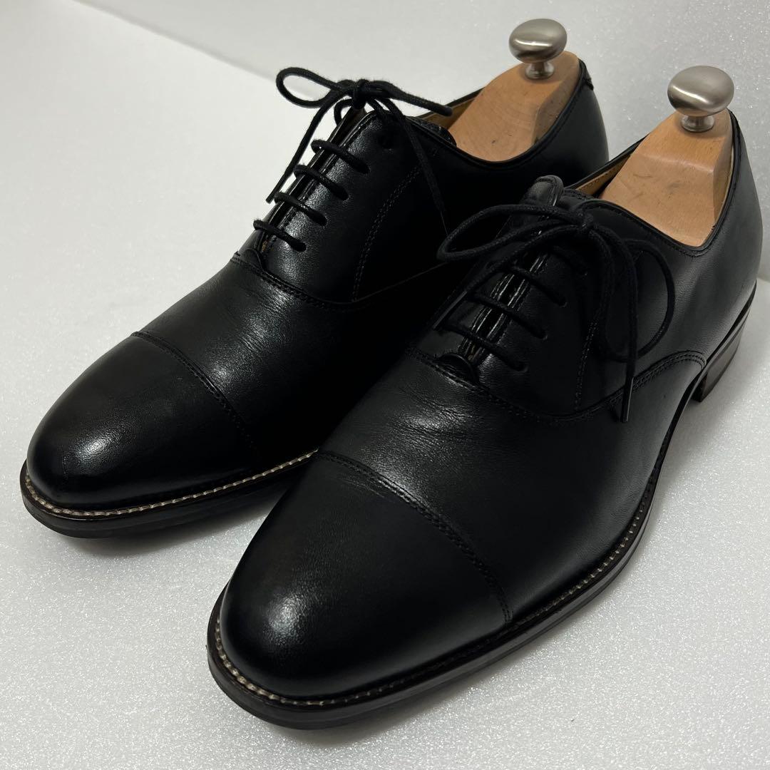 極美品✨️COLE HAAN コールハーン 革靴 ストレートチップ 黒 内羽根