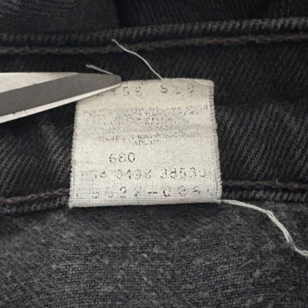 【90s】Levi's 550 USA製 ブラックデニム 約36/30