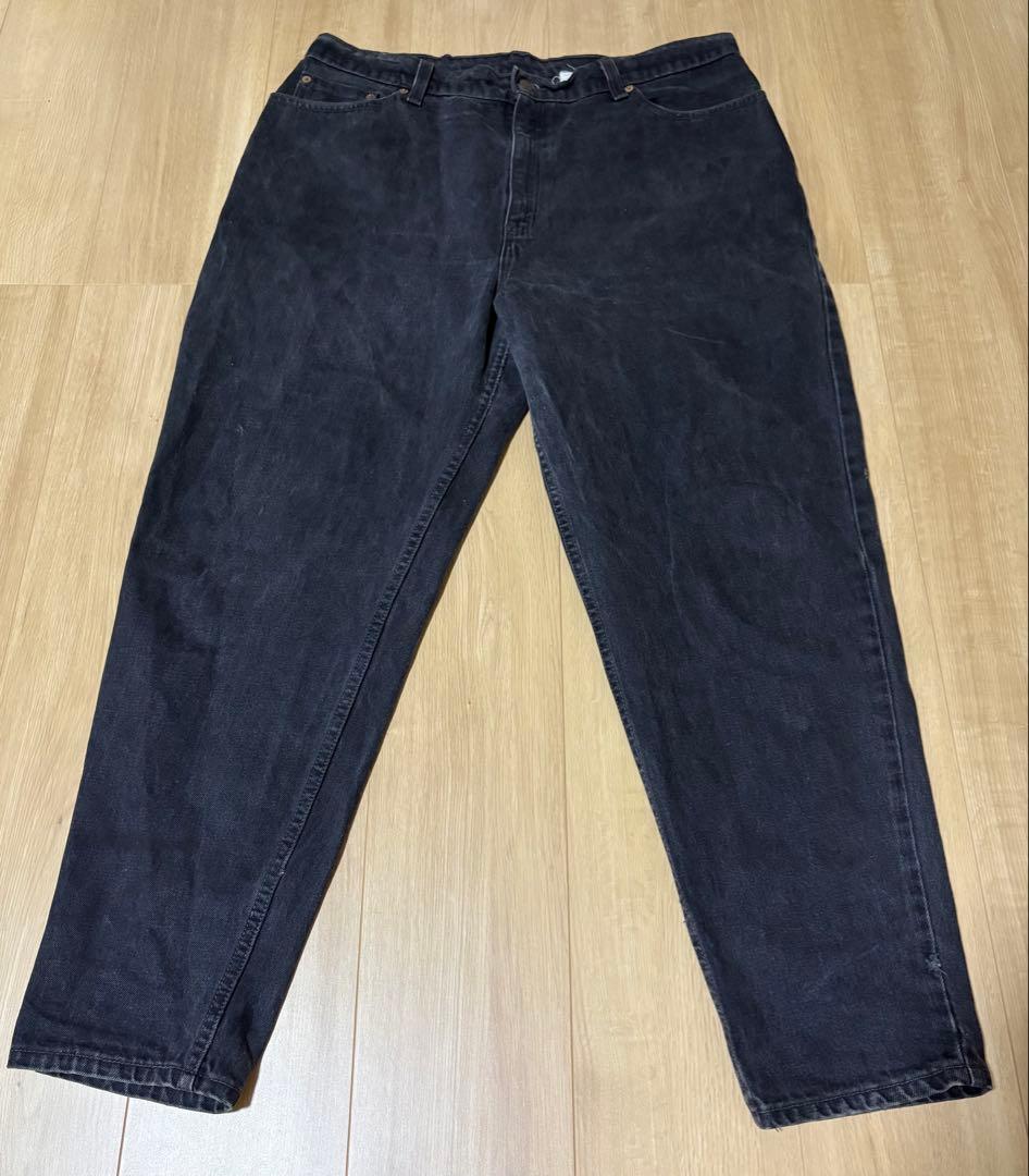 【90s】Levi's 550 USA製 ブラックデニム 約36/30