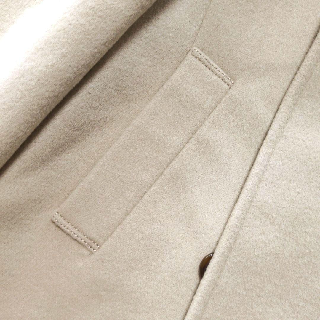 BRAHMIN ブラーミン ベージュアンゴラ羊毛 ピーコート 40