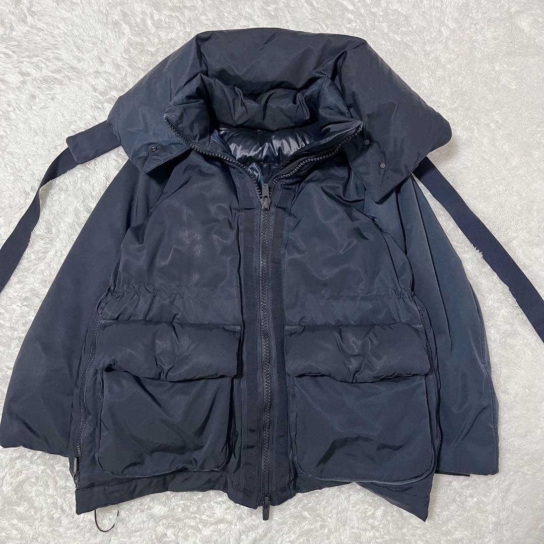 ユニクロ　+J　ジルサンダー　ハイブリッドダウン　ネイビー　UNIQLO M