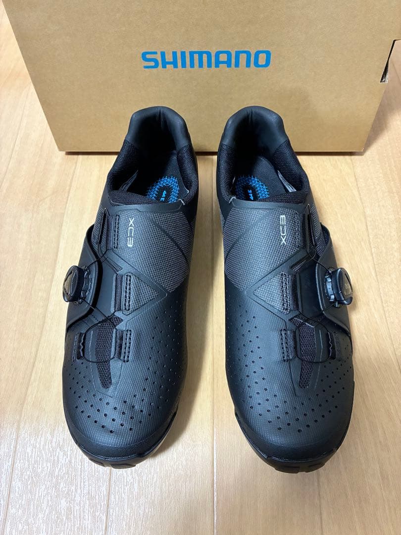 【新品未使用】SHIMANO XC3 ブラック シューズ 44