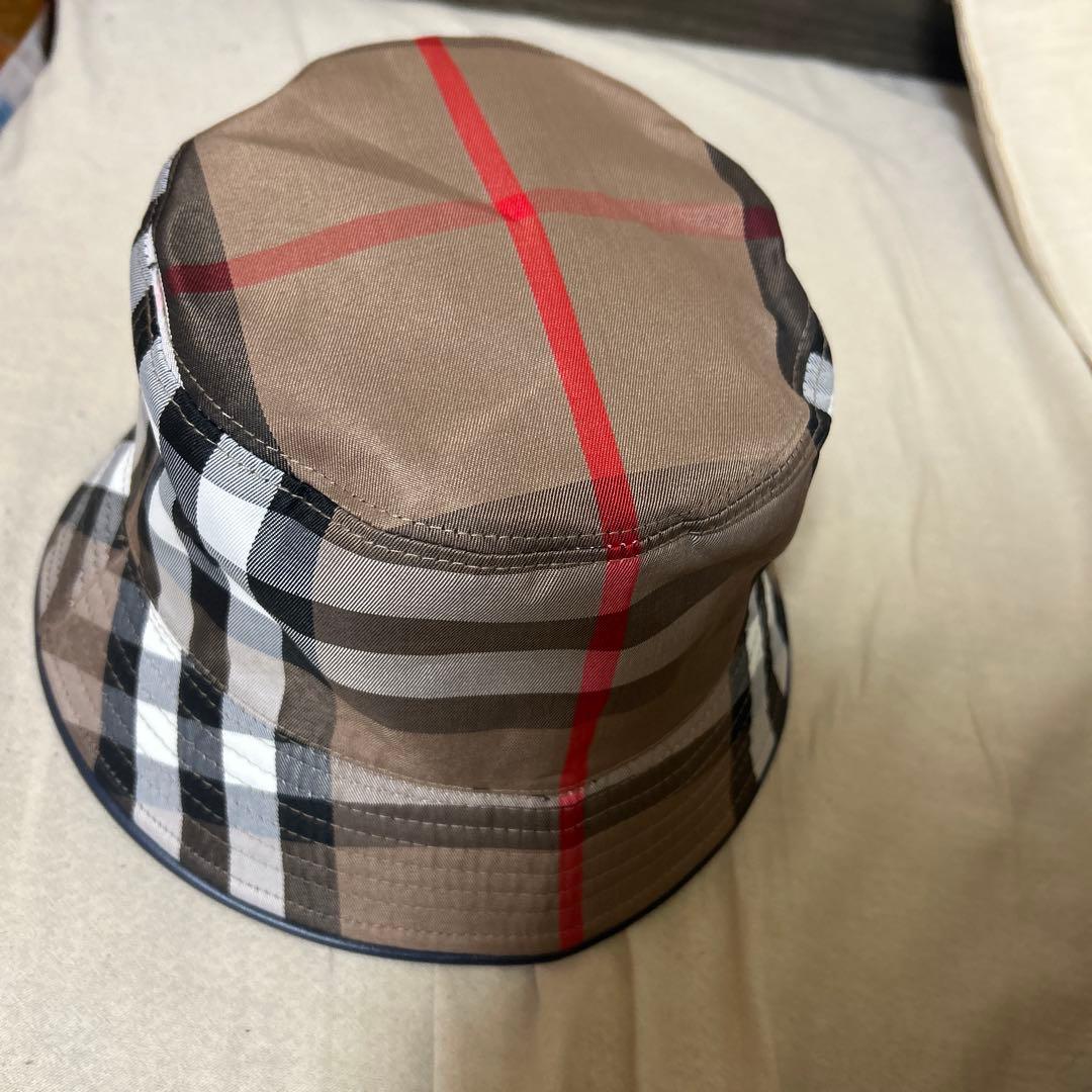 BURBERRY チェック柄 バケットハット M