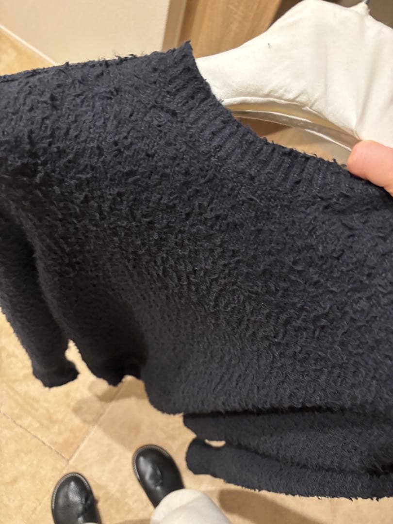 22aw Maison Margiela ニット　ネイビー　Sサイズ