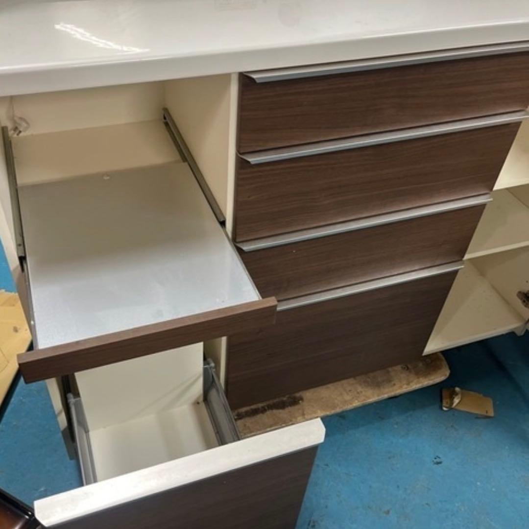 パモウナ　食器棚　キッチンボード　幅140cm