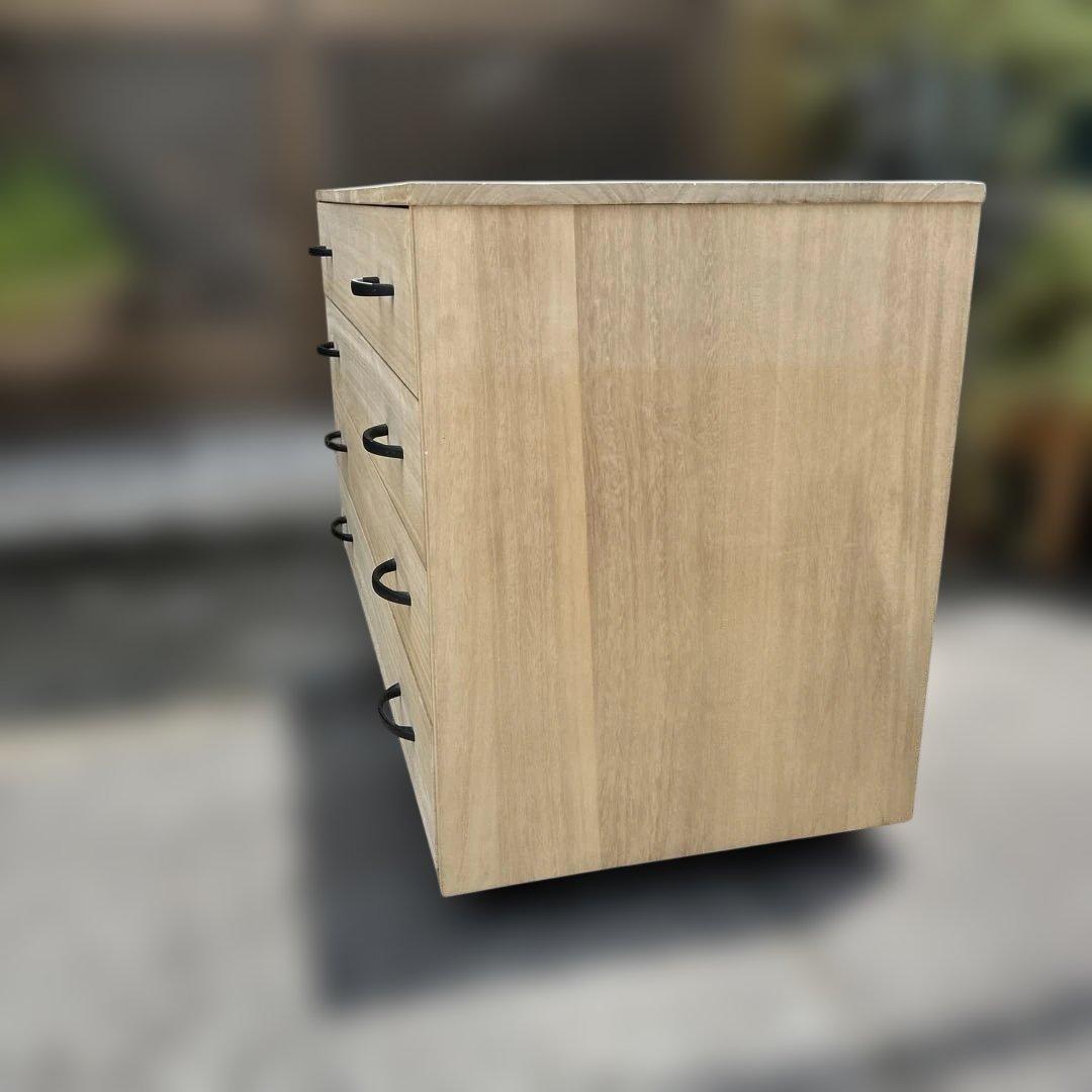 桐箪笥　4段 キャスター付