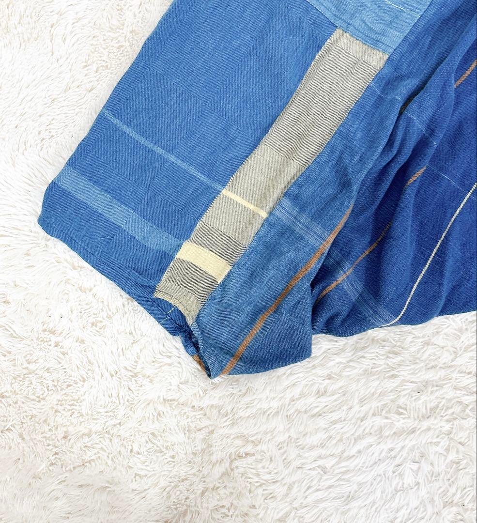 tamaki niime タルンパンツ　ショート　ブルー系