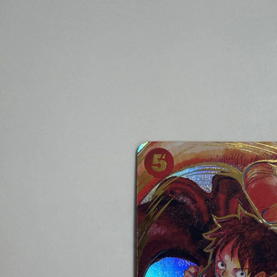 ワンピースカード ルフィ　サインカード　シークレット　パラレル　新時代の主役