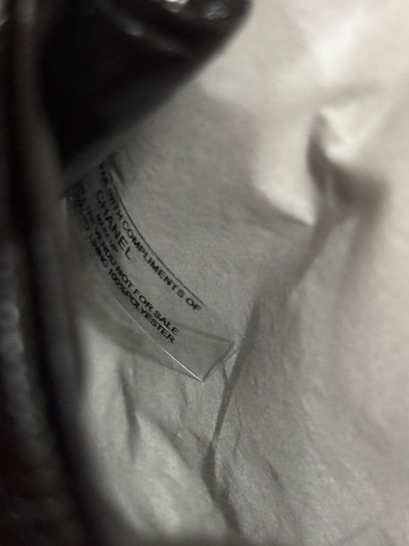 CHANEシャネル ハンドルミニショルダーバッグ ノベルティ キルティング 黒