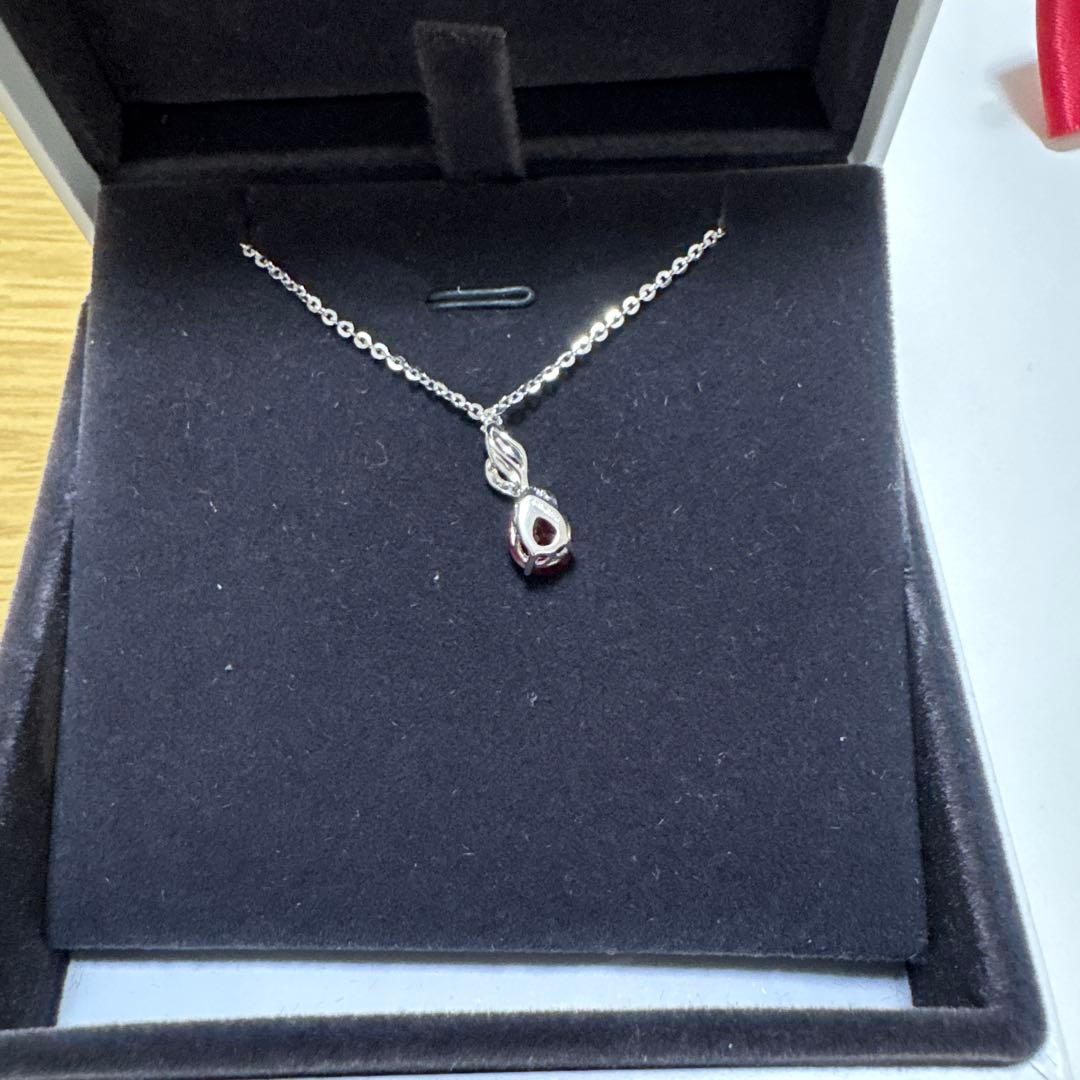 FANCI.ME K14WG ネックレス ダイヤモンド 0.28ct