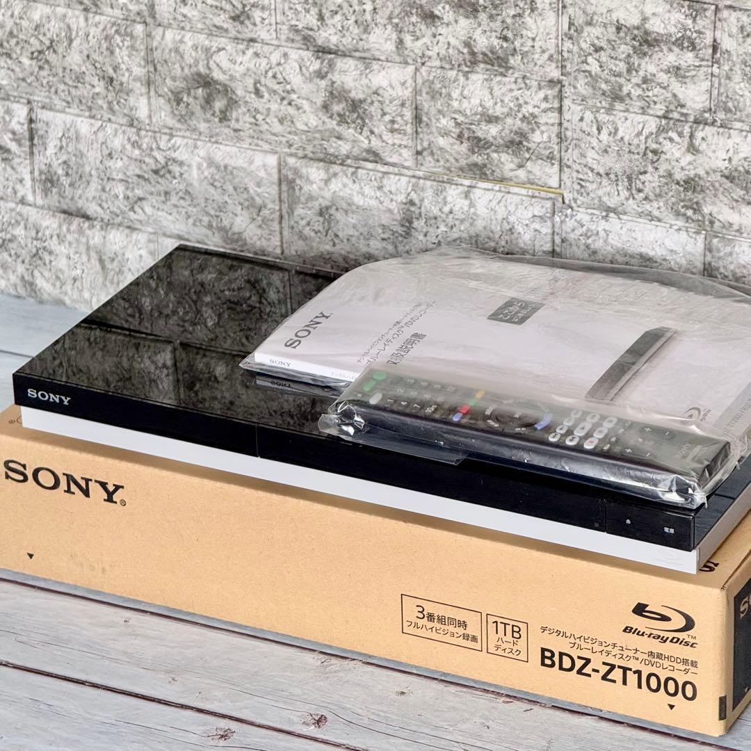SONY「BDZ-ZT1000」HDD 1TB・3チューナー搭載