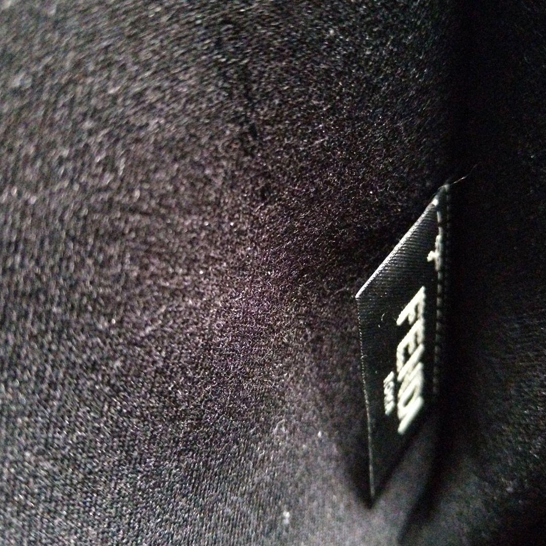 FENDI クラッチバッグ 黒 カラフルスタッズ