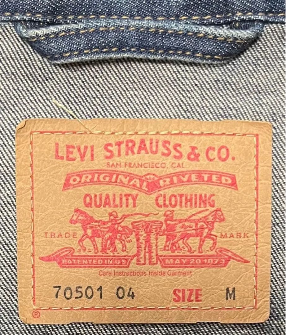 Levi's 70501 04 Mサイズ インディゴデニムジャケット n.96