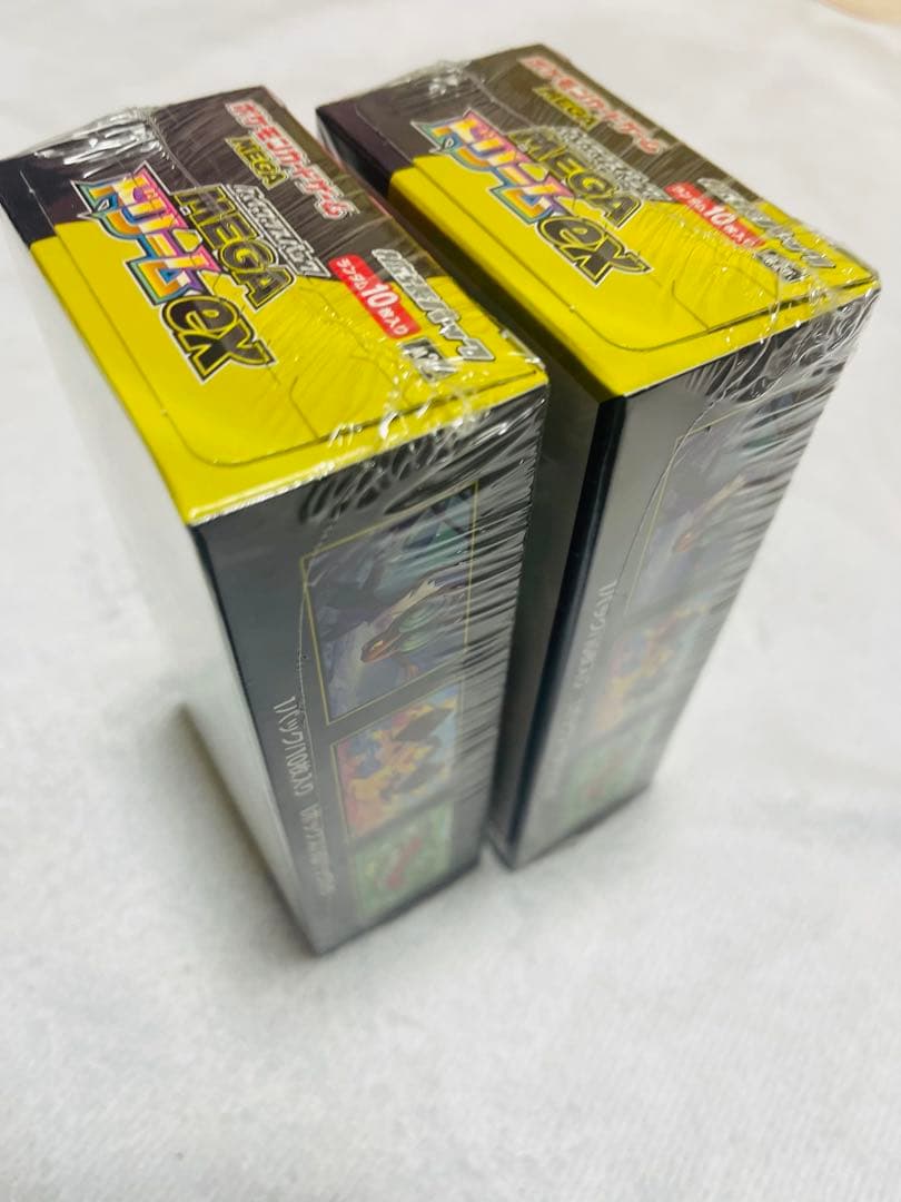 シュリンク付きのポケモンカードゲーム メガドリームEX 2パック