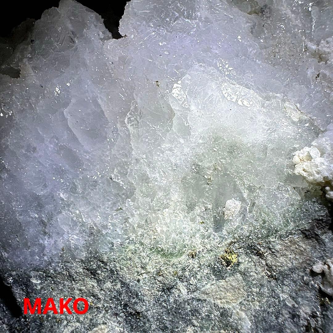 M1865☆重晶石共生水晶クラスター3.4Kg☆尾去沢鉱山産☆N50612