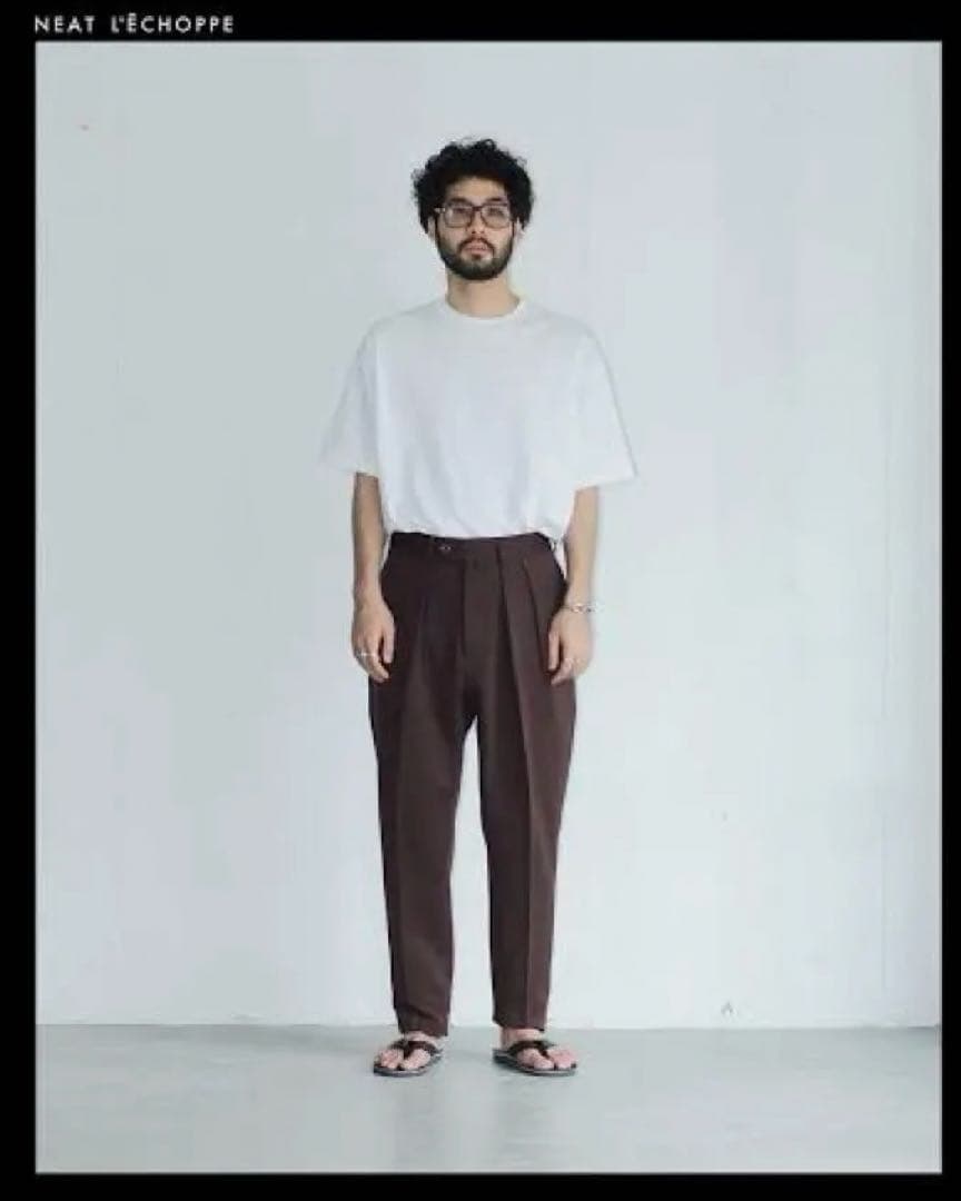 ス*事様 NEAT × LECHOPPE grantex ブラウン　48