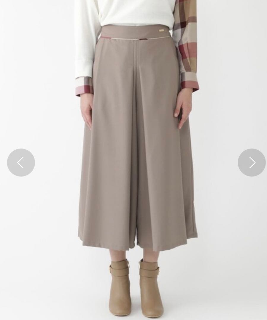 美品✨BLUE LABELクレストブリッジ ソフトドレープツイルワイドパンツ