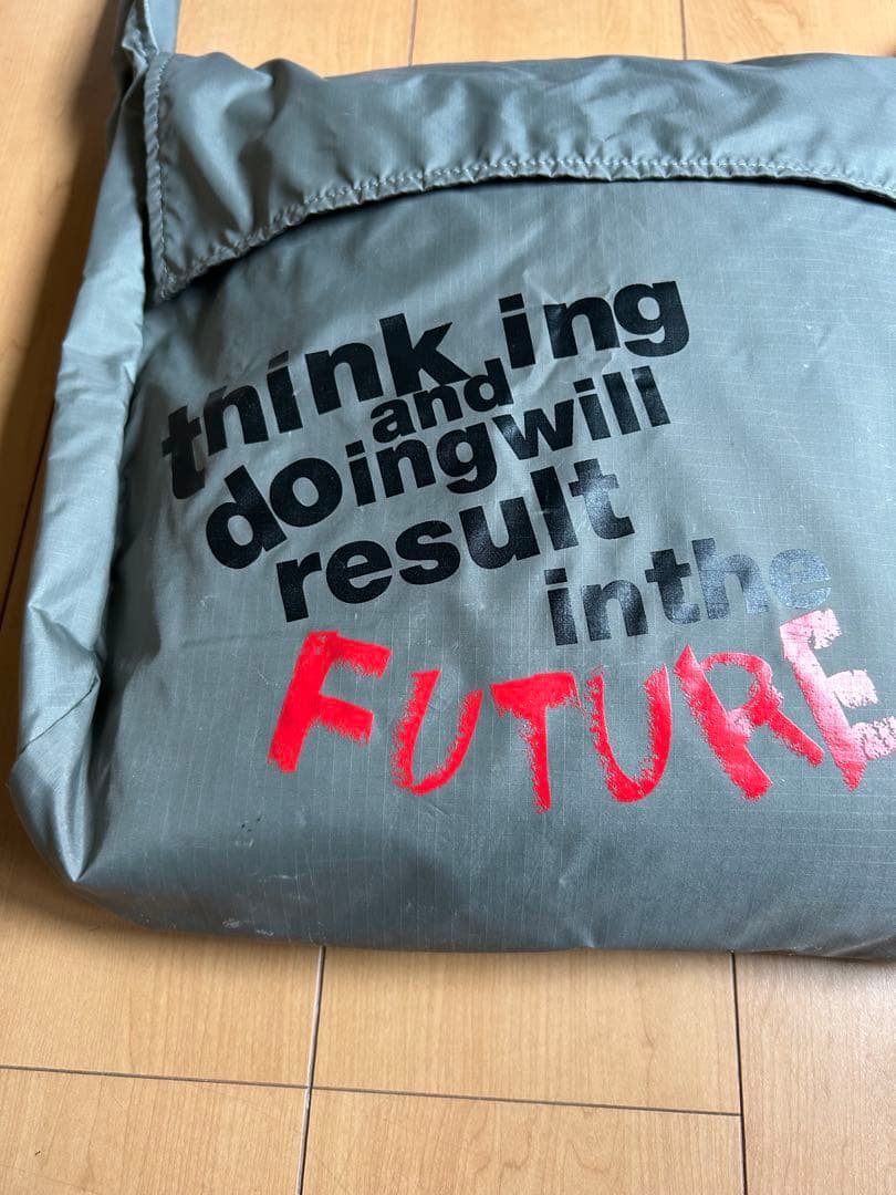 牛*一様 COMME des GARCONS ナイロン ショルダーバッグ メッセ