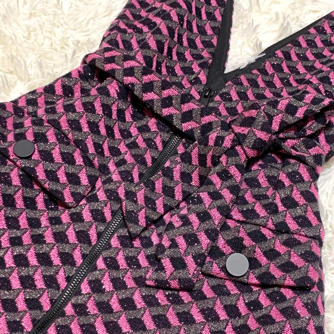 極美品✨2024年 グレースコンチネンタル キカジャガードラメドレス ワンピース