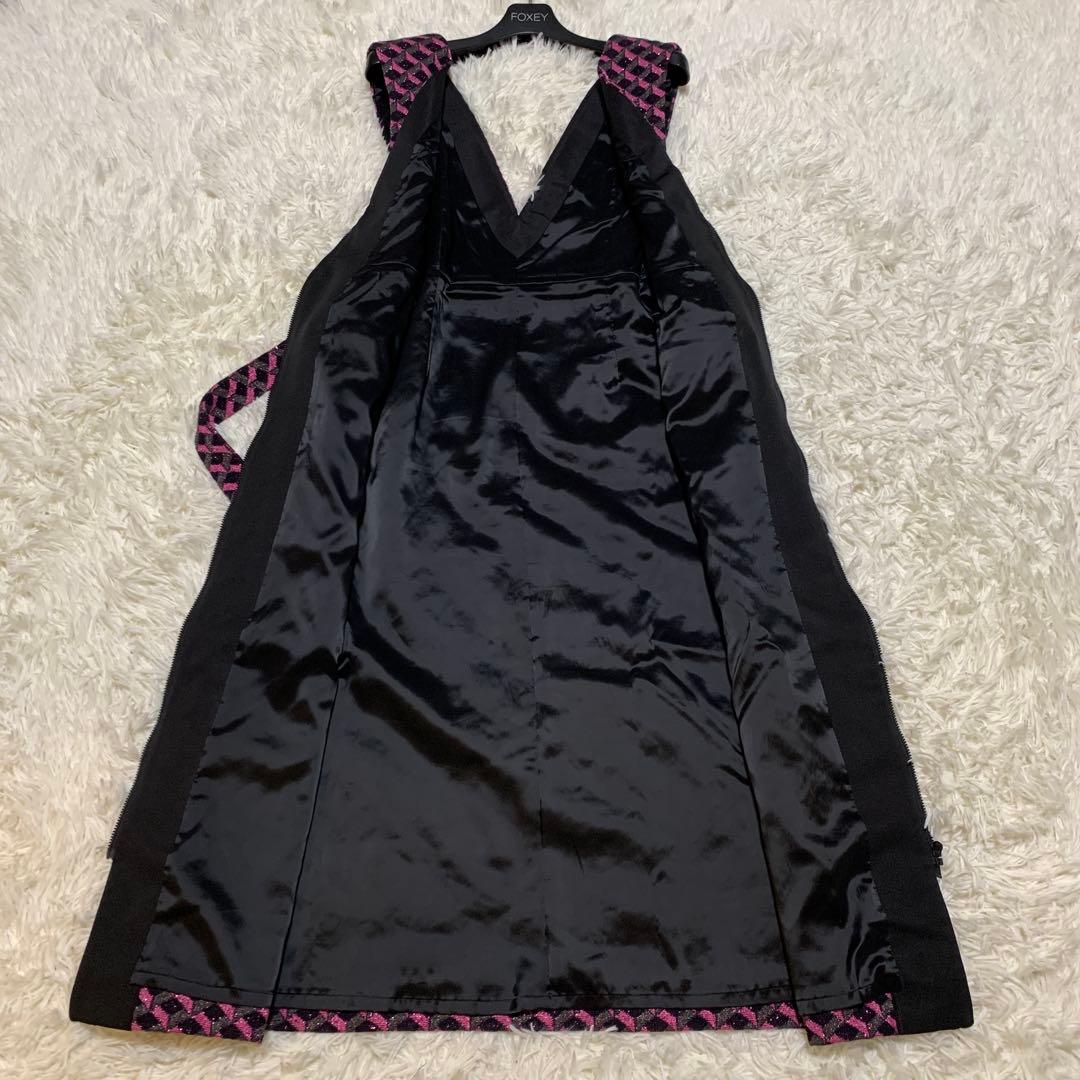 極美品✨2024年 グレースコンチネンタル キカジャガードラメドレス ワンピース