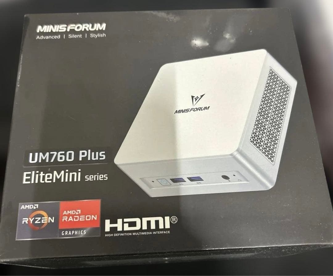 新品　MINISFORUM UM760 Plus ミニpc