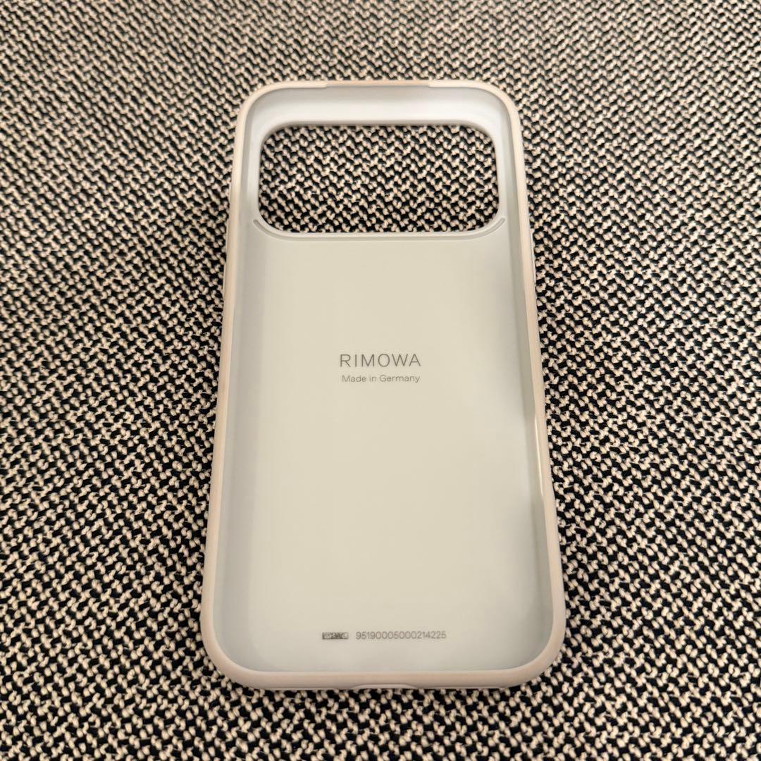 【確実正規品】RIMOWA iPhone 17 Pro Maxケース シルバー