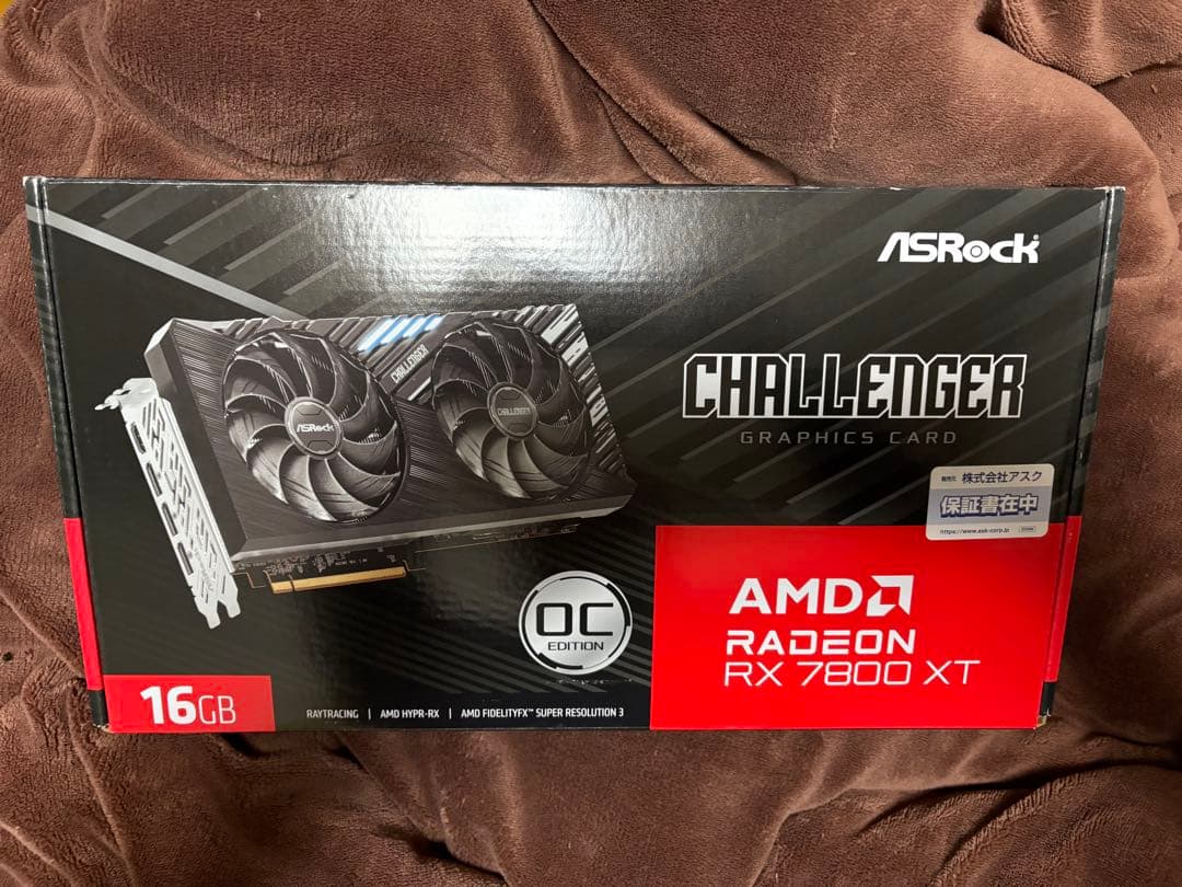 グラフィックボード・グラボ・ビデオカード RX7800XT ASRock