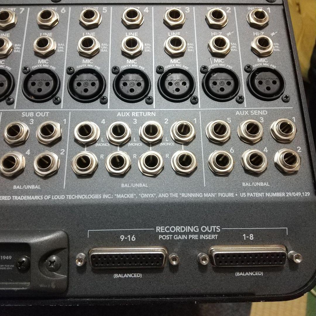 MACKIE ONYX 1640 16チャンネル アナログミキサー